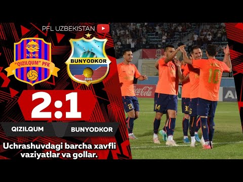 Coca-Cola Superliga. 11-tur QIZILQUM — BUNYODKOR 2:1