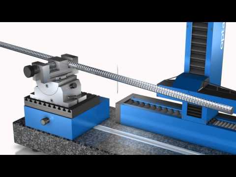 optacom - Vermessung eines Kugelgewindetriebs