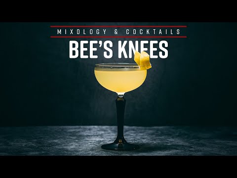 How to make the BEES KNEES COCKTAIL. Summer Gin Cocktail