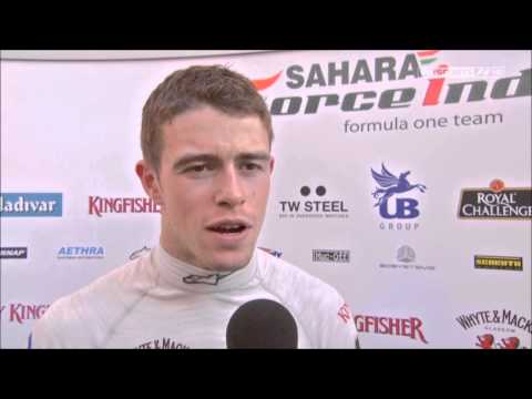 F1 2013 Barcelona testing - Interview with Paul di Resta [Day2] HD