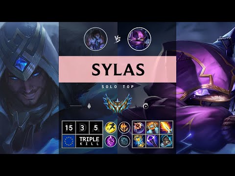 Sylas Top vs Kennen: Triple Kill, Unstoppable - EUW Challenger Patch 14.15
