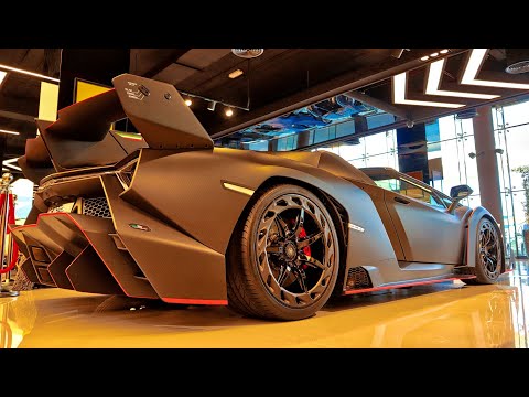 The King of Lamborghinis is Here!  LAMBORGHINI VENENO ROADSTER  - Closer Look at F1RST MOTORS DUBAI
