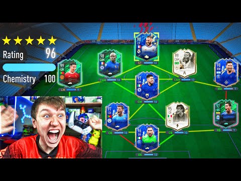 WORLDS FIRST 196 RATED FUT DRAFT!!! - FIFA 22