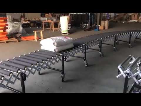 flexible power roller conveyor
