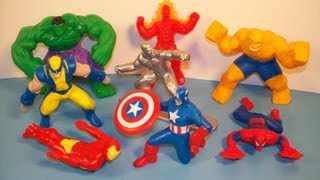 2010 MARVEL HEROES SET OF 8 McDONALDS HAPPY MEAL K