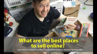 Where are the best place to sell your stuff online? Decluttering and selling online and locally.