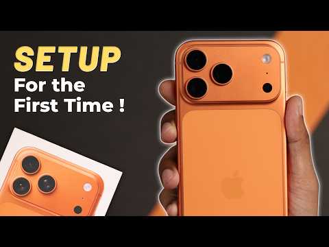 iPhone 17 Pro Max: How To Set Up for The First Time! [Beginner’s Guide]