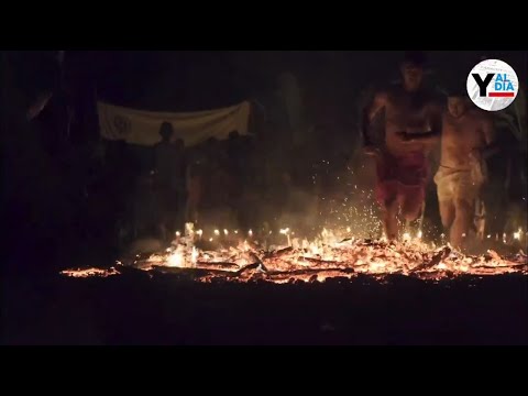Más de 100 danzantes efectuaron este #12Oct el tradicional Baile en Candela en la Montaña de Sorte