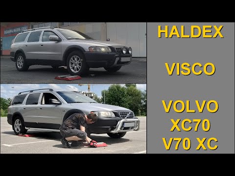 SLIP TEST - Volvo XC70 vs V70 XC - HALDEX vs VISCO - @4x4.tests.on.rollers