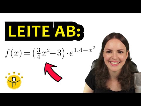 e Funktion ableiten Kettenregel und Produktregel – Ableitung e-Funktion mit Klammer