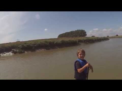 Charley 5 years old Conquers the River Adur