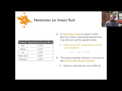 Geodynamics - Lecture 9.1: Introduction to fluid mechanics