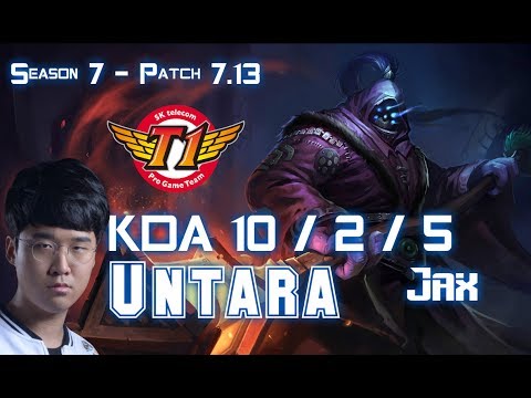 SKT T1 Untara JAX vs CAMILLE Top - Patch 7.13 KR Ranked