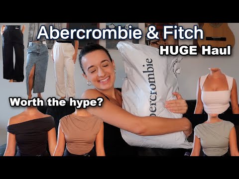 HUGE Abercrombie Spring/Summer Try-On Haul 2024 +creating a staple wardrobe