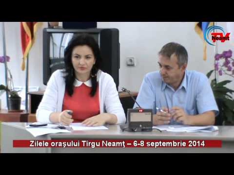 Programul zilelor oraşului Tîrgu Neamţ – 6 8 septembrie 2014