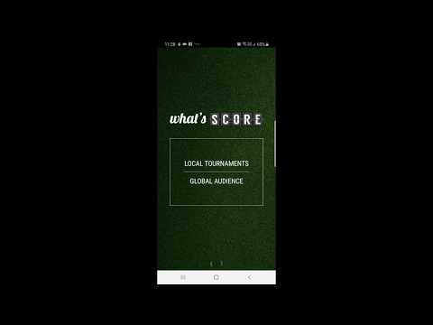 What's Score - Local tournamen