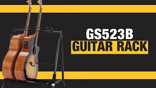 Video de Hercules GS523B – Soporte Rack para 3 Guitarras o Bajos