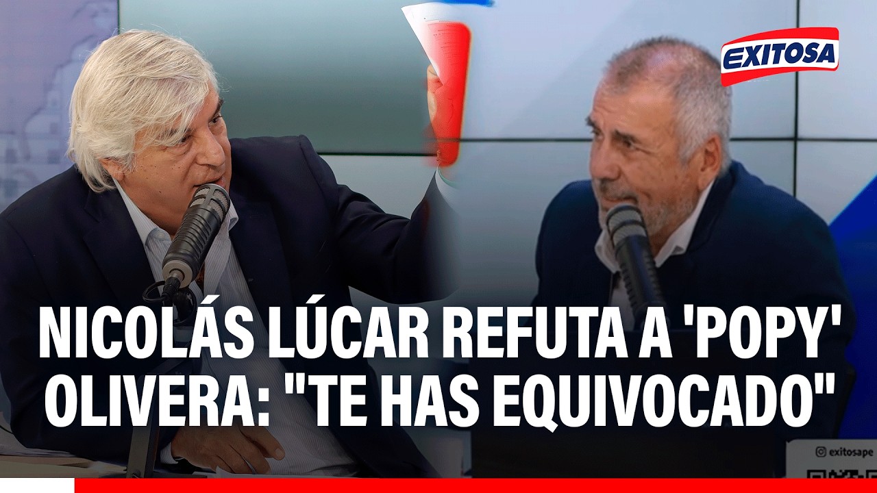 🔴🔵 Nicolás Lúcar refuta a 'Popy' Olivera por afirmar que hubo "fraude electrónico"