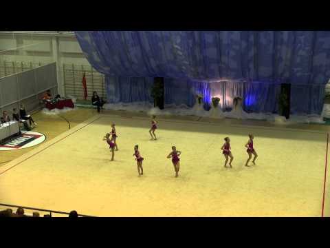 00063 Vantaan Voimisteluseura Flamingot S  10 - 12 v E-S Aluekilpailut Kotka 13.4.13