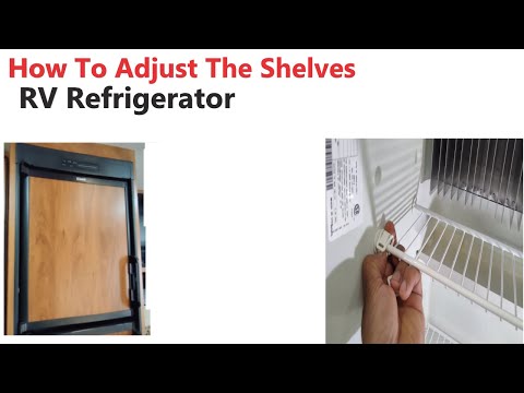 Dometic Fridge Shelf Adjustment RV Camper | How to