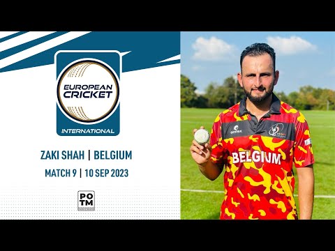 POTM: Z.Shah - BEL vs NED-XI | Highlights | ECI Germany, Krefeld | 10 Sep 2023 | ECI23.132