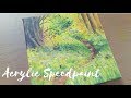 Forest Acrylic Speedpaint