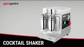 Mixeur à milk-shake, cocktail & Bubble Tea professionnel - double tête - 40W - 240tr/min - acier inoxydable
