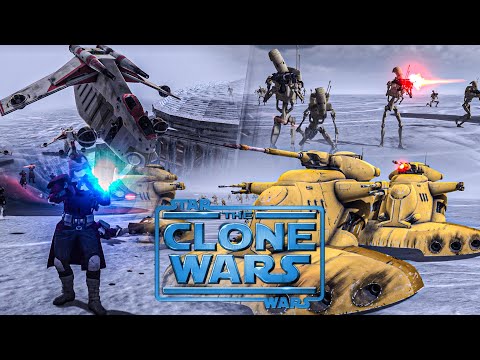 Star Wars the Clone Wars - Epic Battle on Rhen Var! - (Cinematic) | call to arms gates of hell