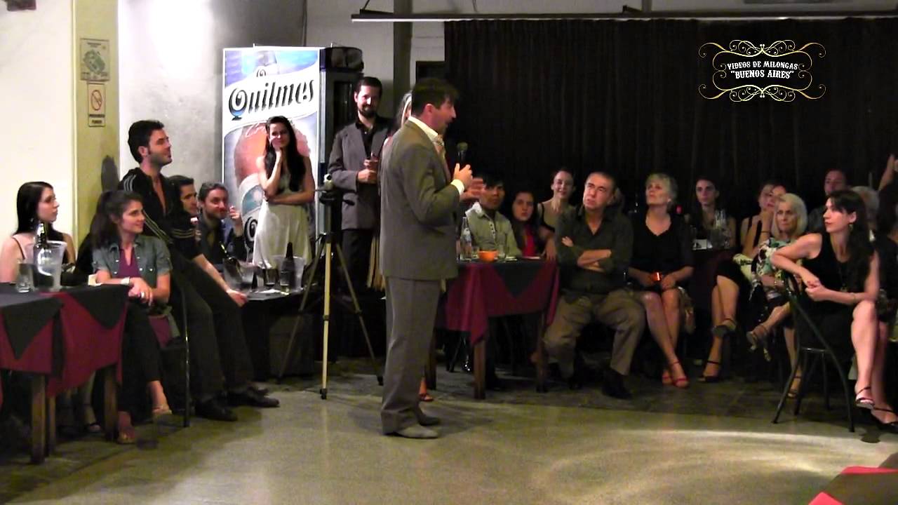 Diego Mohammad cumpleaños en la milonga Porteño y Bailarin