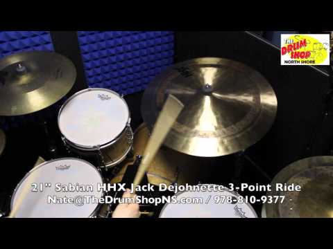 Sabian HHX Jack Dejohnette 3-Point Ride 21'' - The Drum Shop North Shore