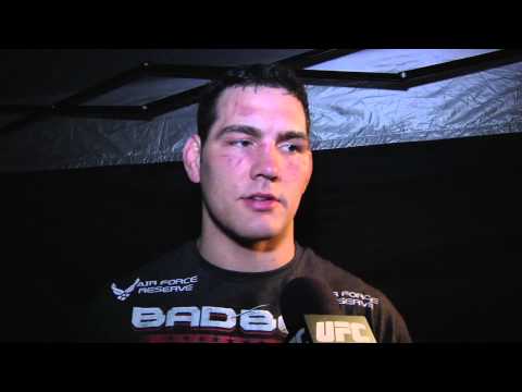 UFC 168: Chris Weidman Backstage Interview