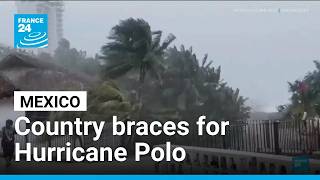 Hurricane Polo threatens Mexico's Pacific coast with flooding, mudslides