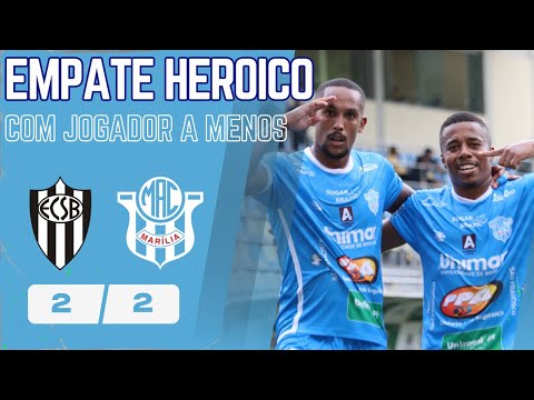 🔵 EC SAO BERNARDO 2 X  2 MARÍLIA | EMPATE HEROICO