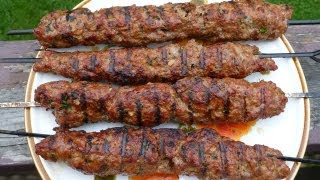 Easy Recipes For Ground Beef - Grilled Koftas Kabobs
