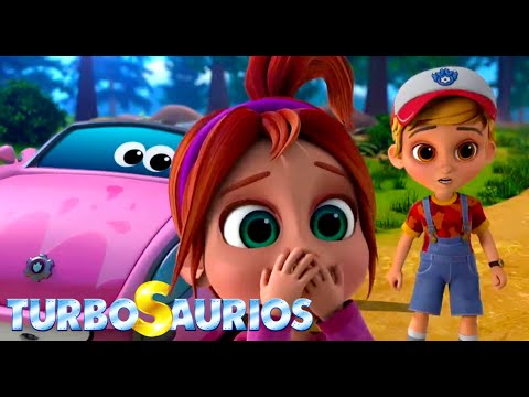 Turbosaurios - ¡Hay que alcanzar un tren! - Episodio 18 - Dibujos Animados en Español 🔥