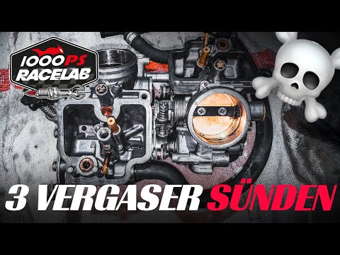 Die 3 Todsünden bei Motorrädern mit Vergaser!