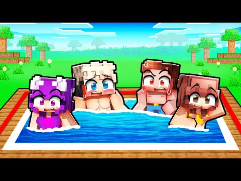 Wer als LETZTES den POOL VERLÄSST, gewinnt 100.000€ in Minecraft!