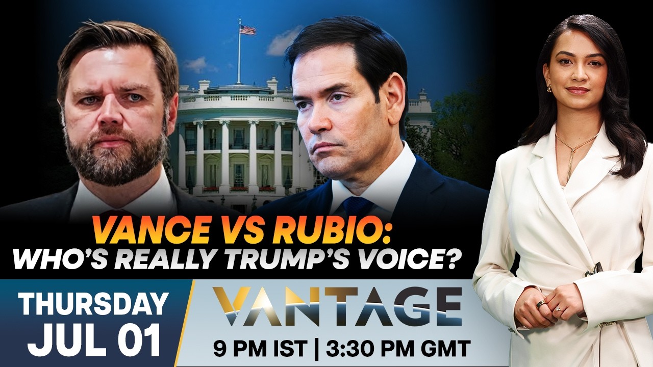 LIVE: Team Trump Divided? Marco Rubio and JD Vance Split Over Iran | Vantage on Firstpost