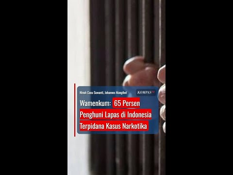 Wamenkum: 65 Persen Penghuni Lapas di Indonesia Terpidana Kasus Narkotika #short