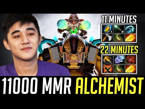 How 11,000 MMR play ALCHEMIST? - Abed WTF Farm Speed 1,100+ GPM DOTA 2