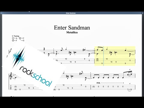 Enter Sandman Rockschool Grade 5 Ukulele