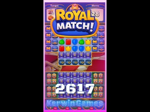 Royal Match Level 2617 - No Boosters Gameplay