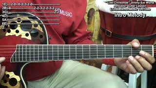 🎄 LAST CHRISTMAS Acoustic Guitar Lesson Jimmy Eat World Chords/Melody @EricBlackmonGuitar