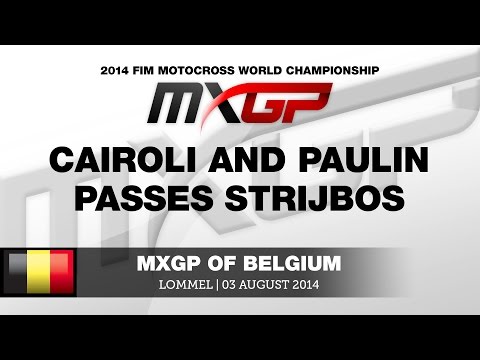 MXGP of Belgium 2014 Cairoli & Paulin passes Strijbos - Motocross