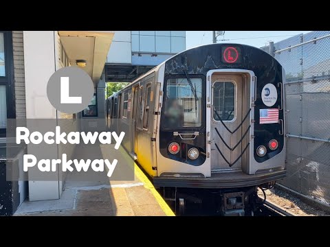 ᴴᴰr143/r160 L train action @ Canarsie - Rockaway Parkway