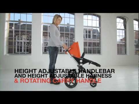 demo bugaboo cameleon³ - height adjustable handlebar & harness and rotating carry handle