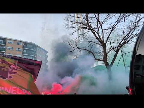 Recibimiento 2 Sestao RIVER Copa del REY  contra Athletic club de Bilbao 2020