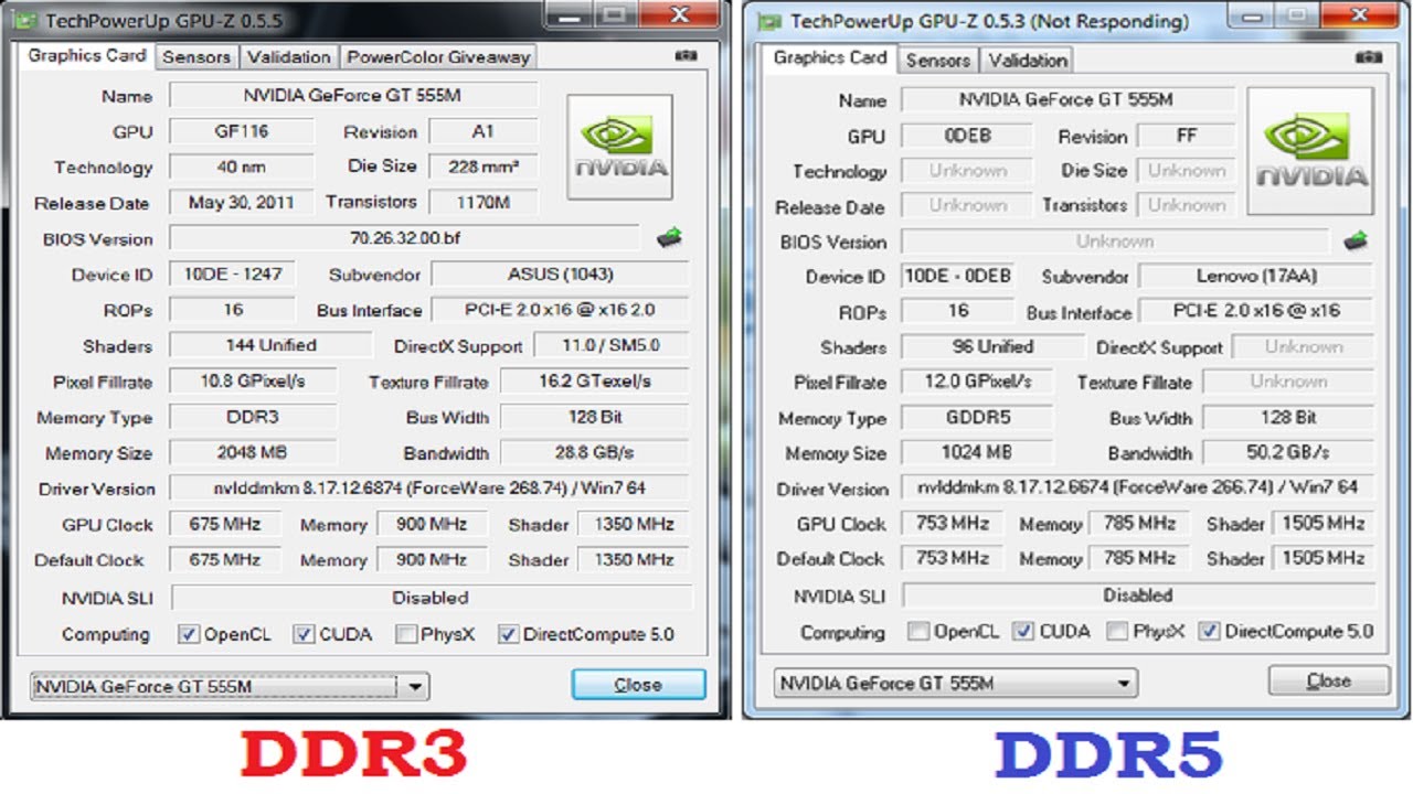 How do I know which DDR my graphics card is? Tipseri