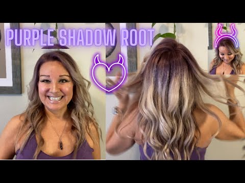 Purple Shadow Root Vegan Hair Color Paul Mitchell The...