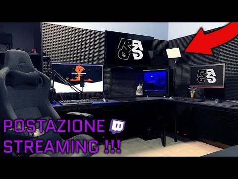ECCO IL MIO SETUP DA STREAMER !!!